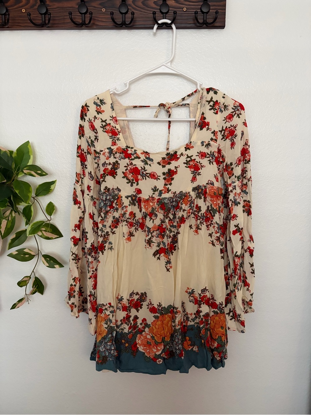 Free People Babydoll Floral Dress